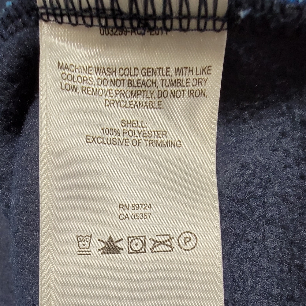 Columbia Blue‎ Full Zip Fleece Jacket Size L 14/16 - Picture 4 of 10
